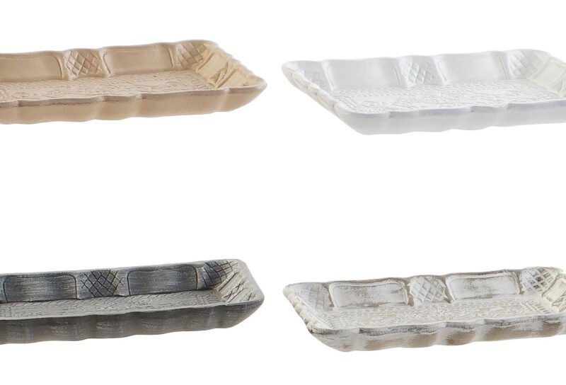 Bandeja decoración MDF 19x12x2 4 surtido